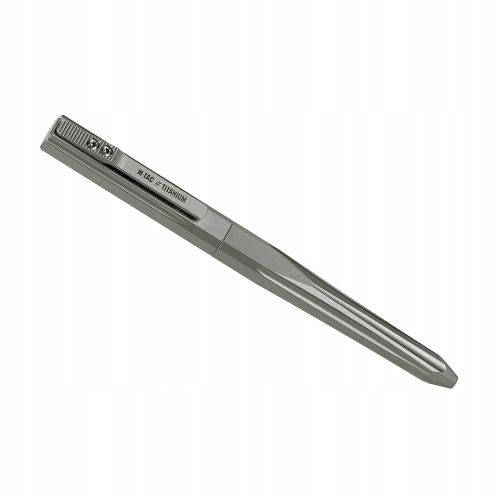 Propiska Edc M-Tac Titanium Type 6 titanový s hrotem na sklo