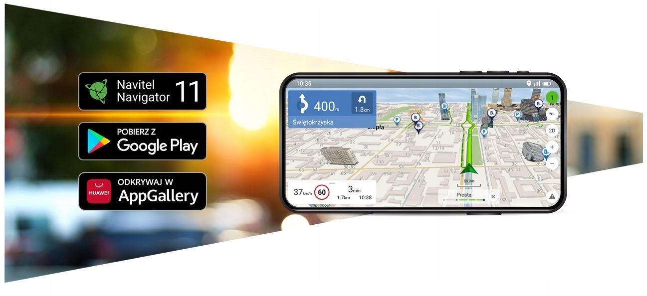 Wideorejestrator NAVITEL R9 Dual GPS + KARTA 64GB Kąt widzenia 170°