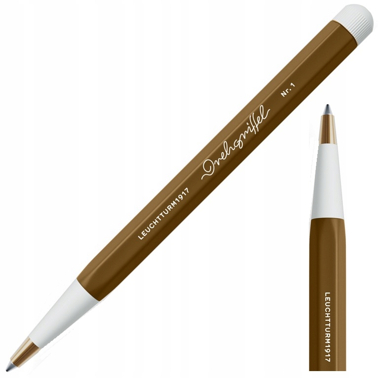 LEUCHTTURM1917 Długopis żelowy obrotowy twist wkład Drehgriffel Spice Brown
