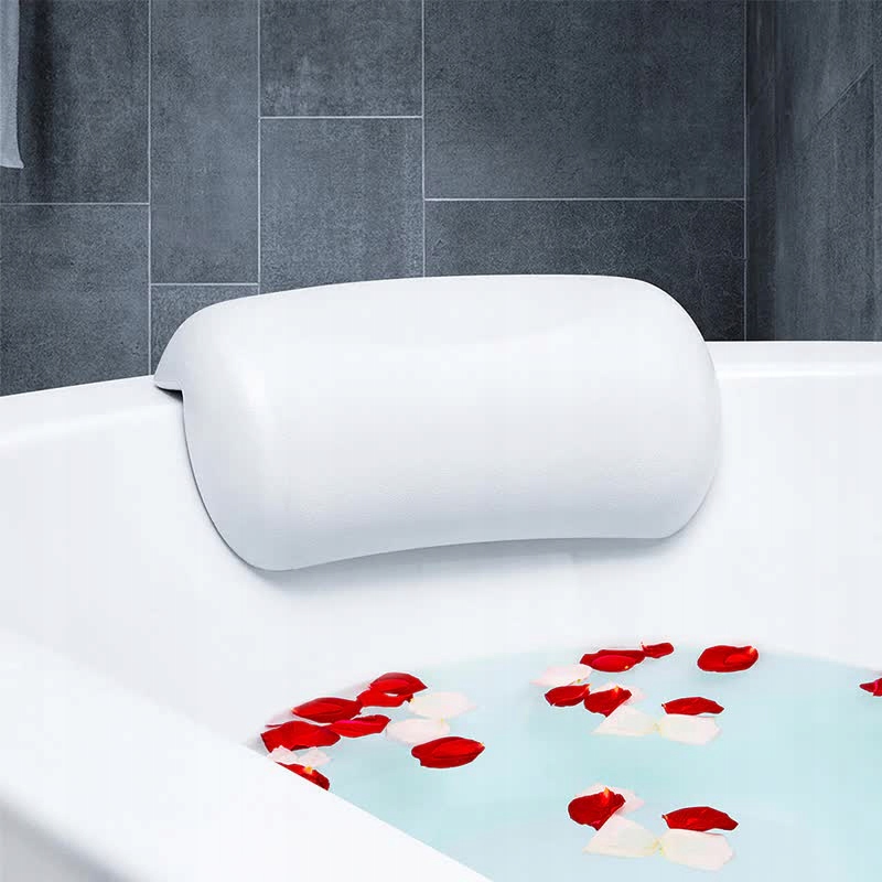 

Poduszka do kąpieli wanny przyssawki zagłówek Spa