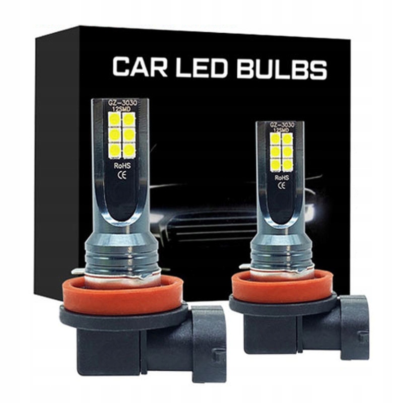ŻARÓWKI LED H11 H9 ŻARÓWKA +400 HOMOLOGACJA E11 LED HEADLIGHT H11 typ