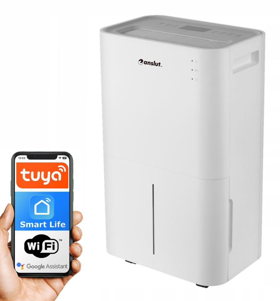 Osuszacz powietrza Anslut Smart Life 330W 20 l/24H WiFi Tuya