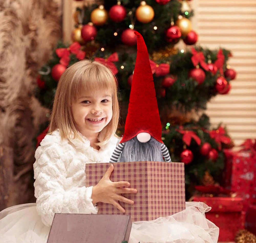 SKRZAT ŚWIĄTECZNY GNOM XXL 60CM KRASNAL Z TORBĄ Wysokość produktu 60 cm
