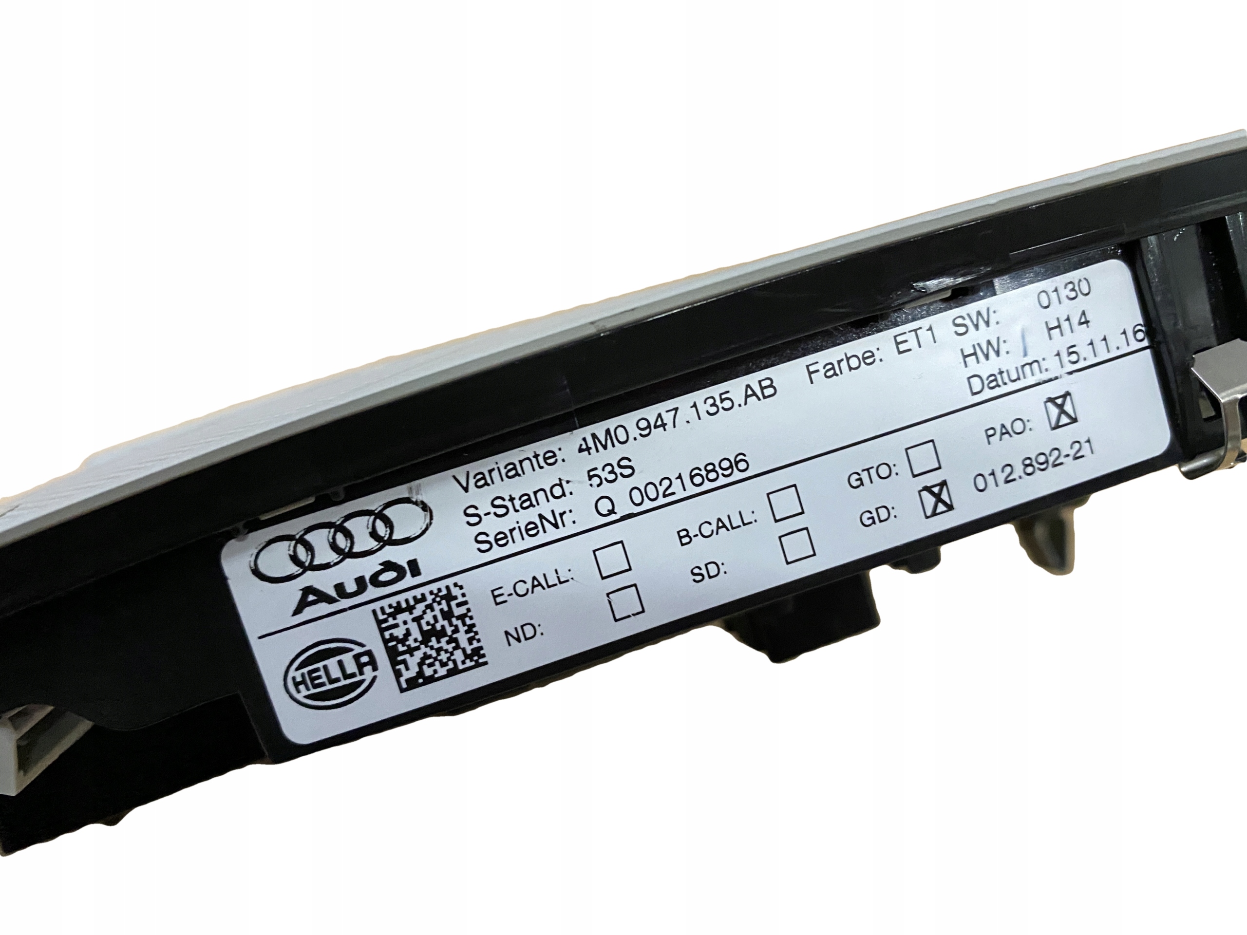 AUDI Q7 4M FANALE interna LED 4M0947135AB