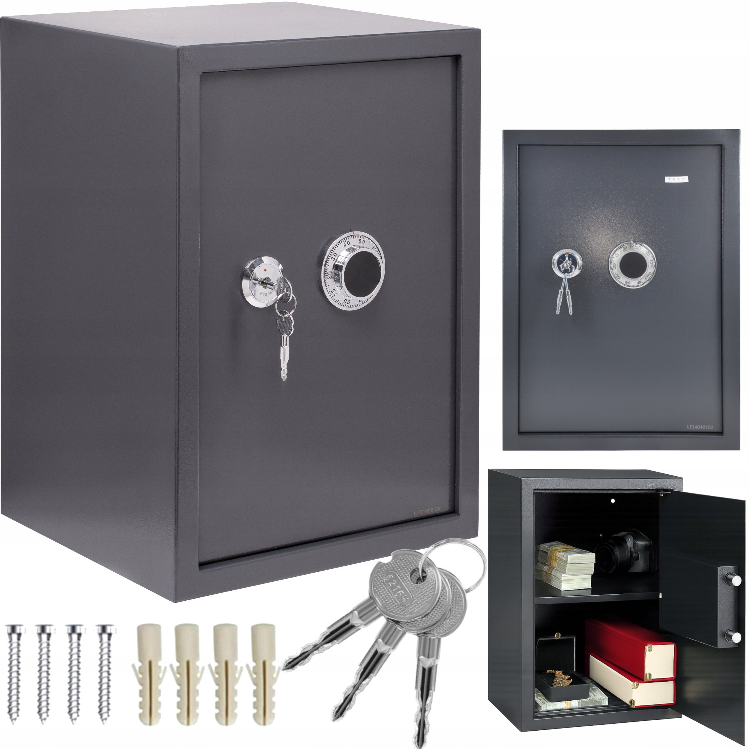 Sejf Szyfrowy Mechaniczny Na Kod Szyfr Kasa Pancerna Domowy Klucz