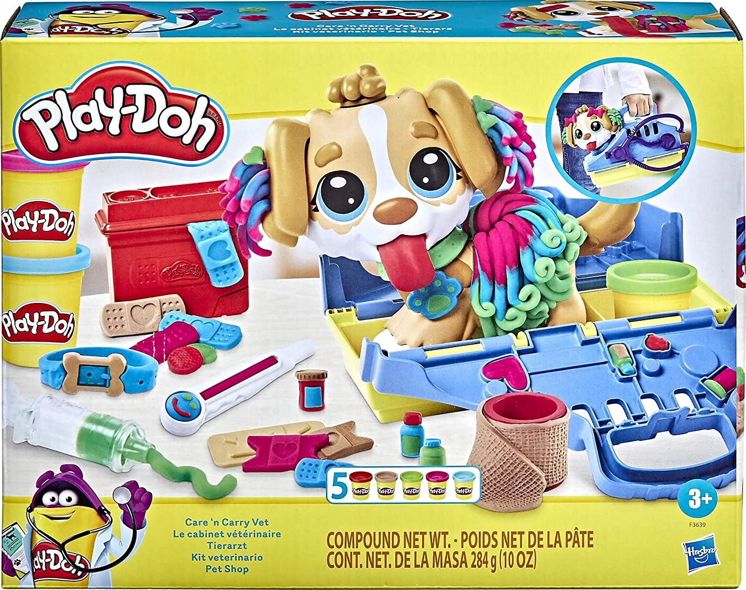 

Play-doh Ciastolina Zestaw Lekarz Weterynarz 5 Tub