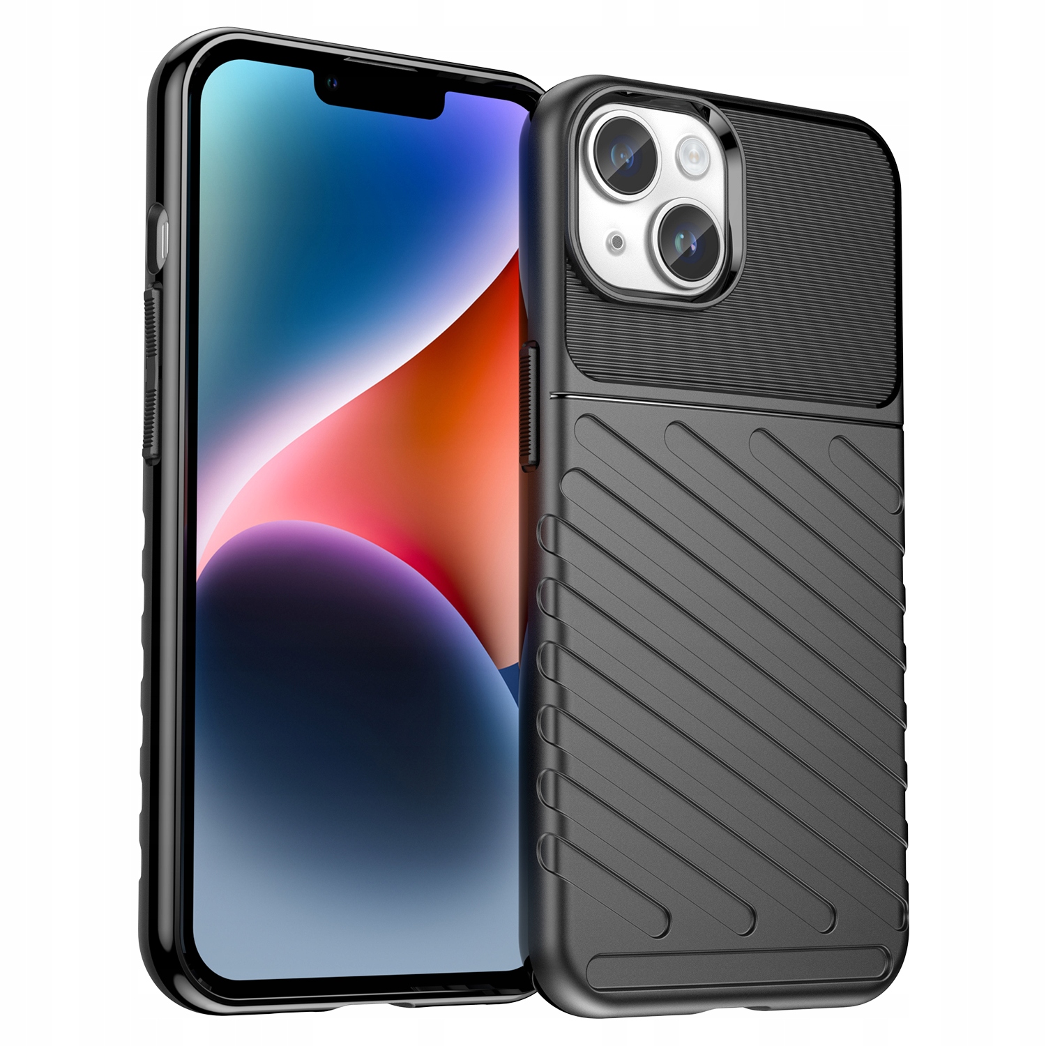 Pancerny pokrowiec etui na iPhone 14 Plus Thunder Case czarny