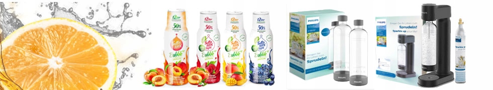 yrop do Soda Stream LIMONKA MIĘTA BEZ 500 ml Kolor dominujący biały