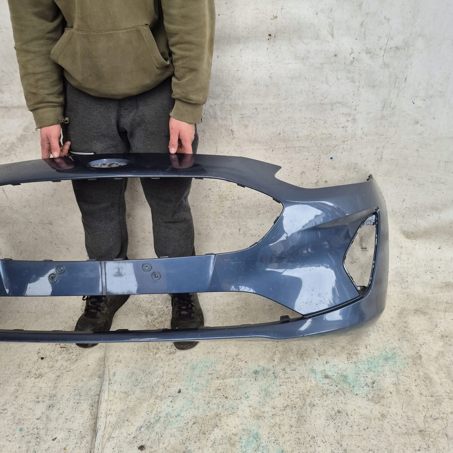 FORD FIESTA MK8 17- bumper front front without DZIUR H1BB-17K819-A