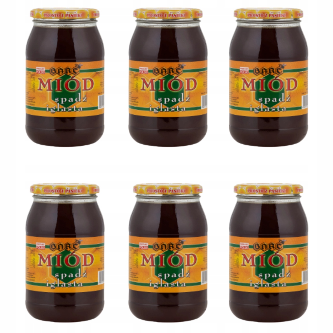 Medovicový med 1250 g – sada 6 ks čerstvých, aromatických medů