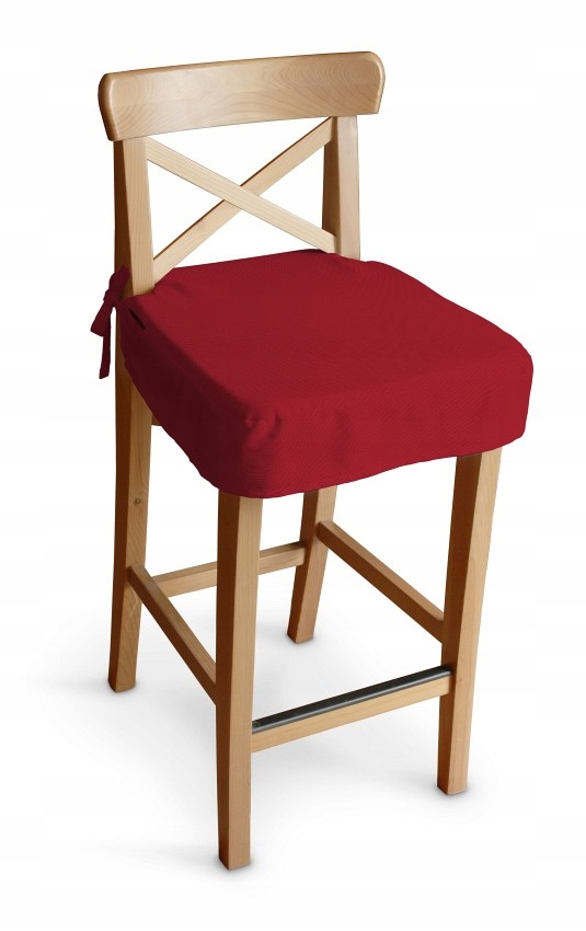Dekoria Sedák na barovou židli Ingolf Ikea červený