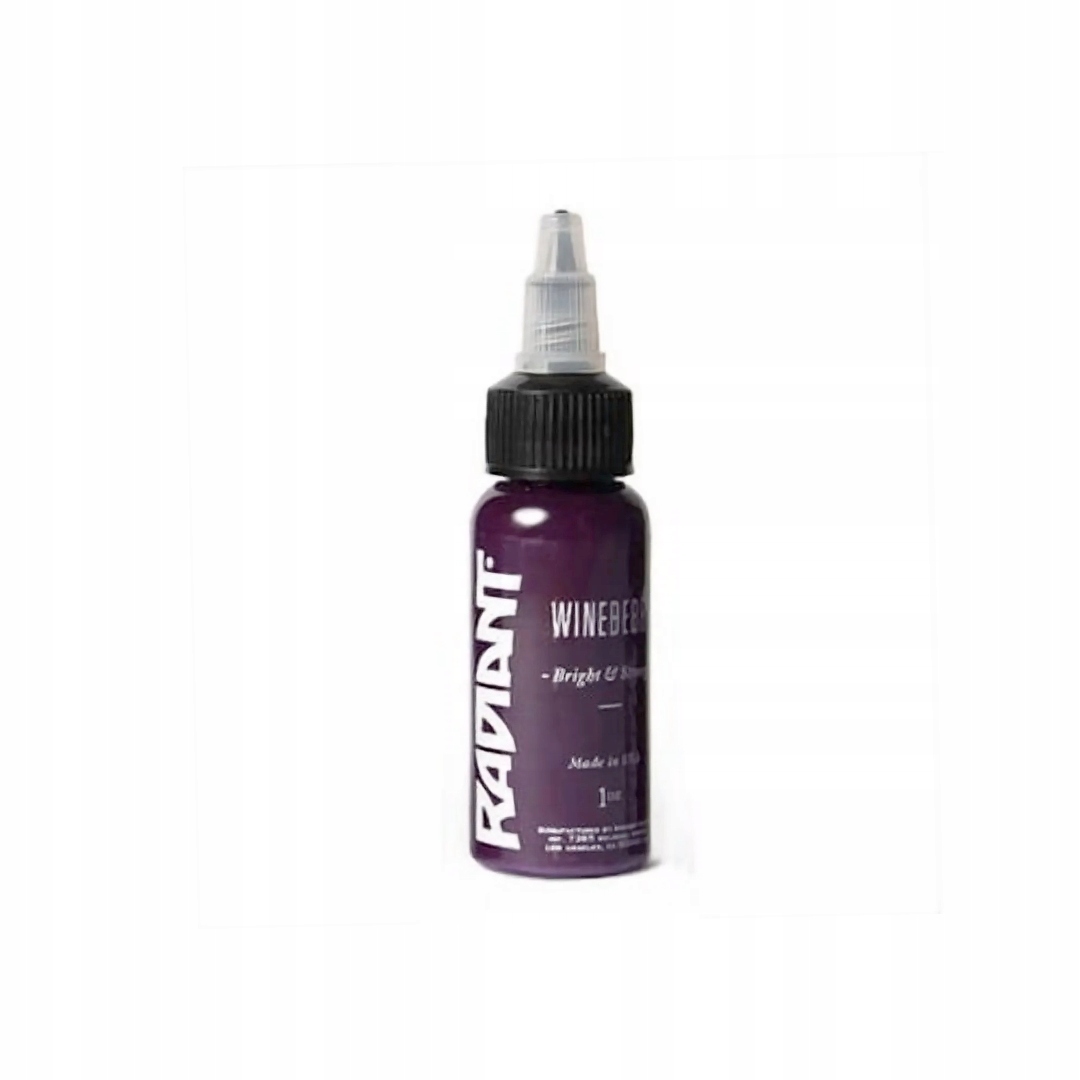 Radiant Ink Wineberry 30 ml Barva pro výuku tetování Inkoust