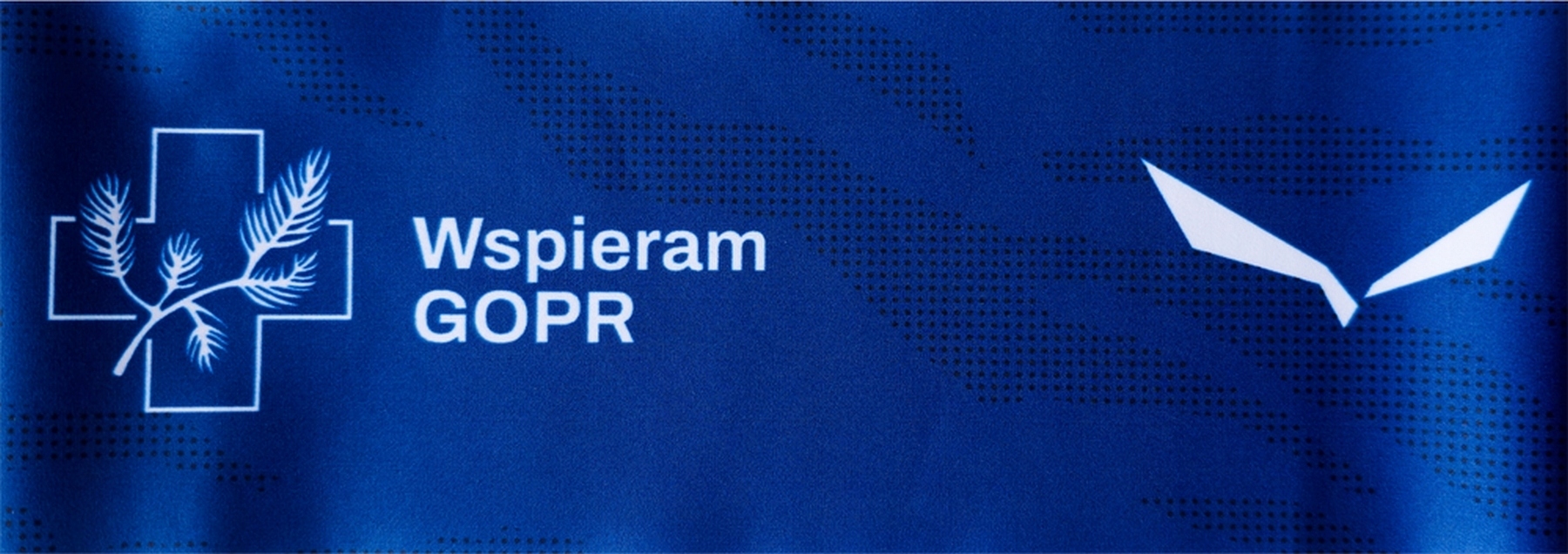 Unisexová čelenka Salewa Podporuje Gopr modrá 00-0000032167_0005