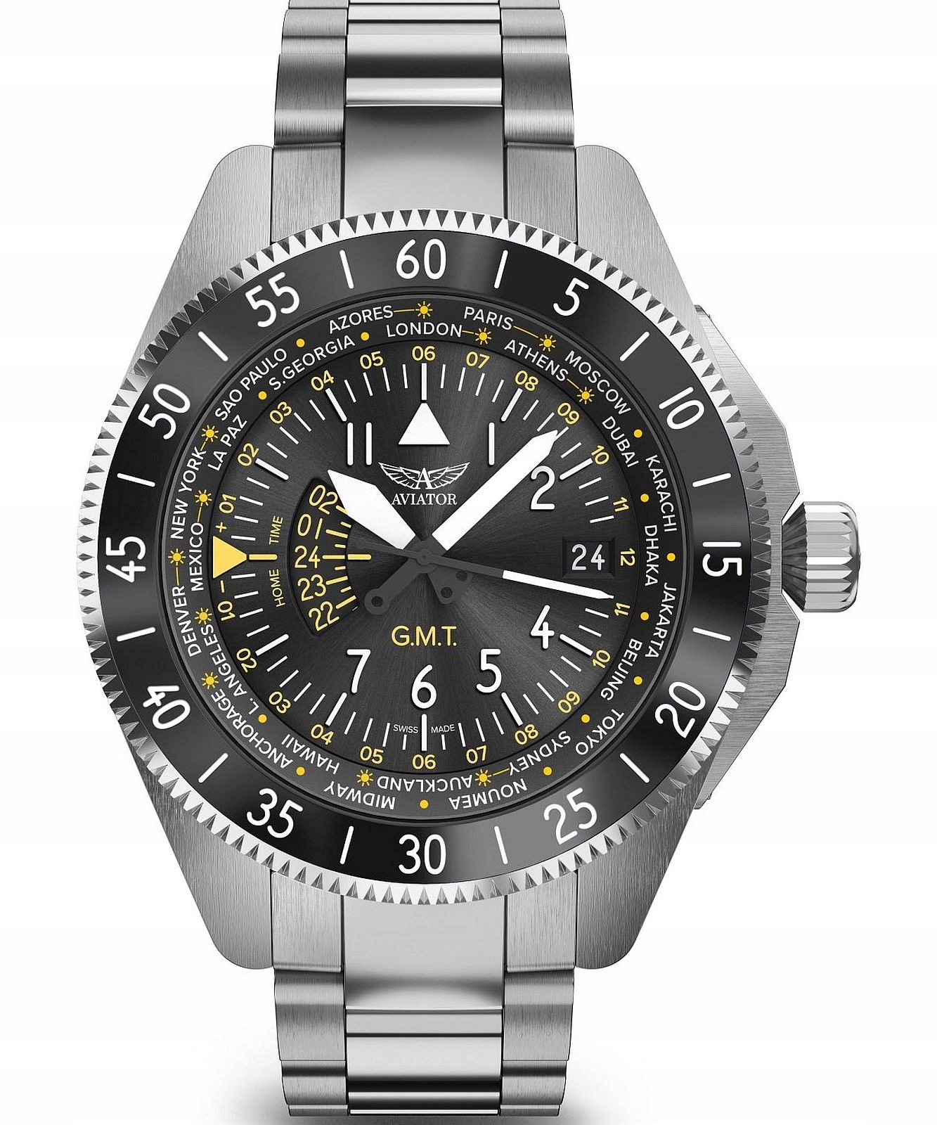 Pánské hodinky Aviator Airacobra Gmt