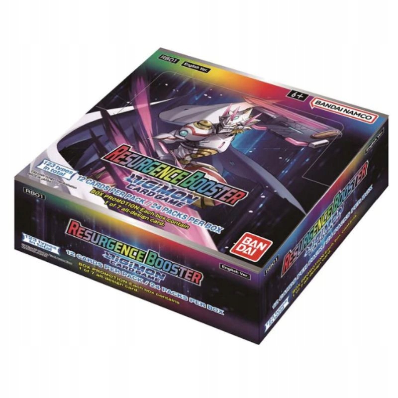 Zestaw Digimon Cg Booster Box RB01 Resurgence