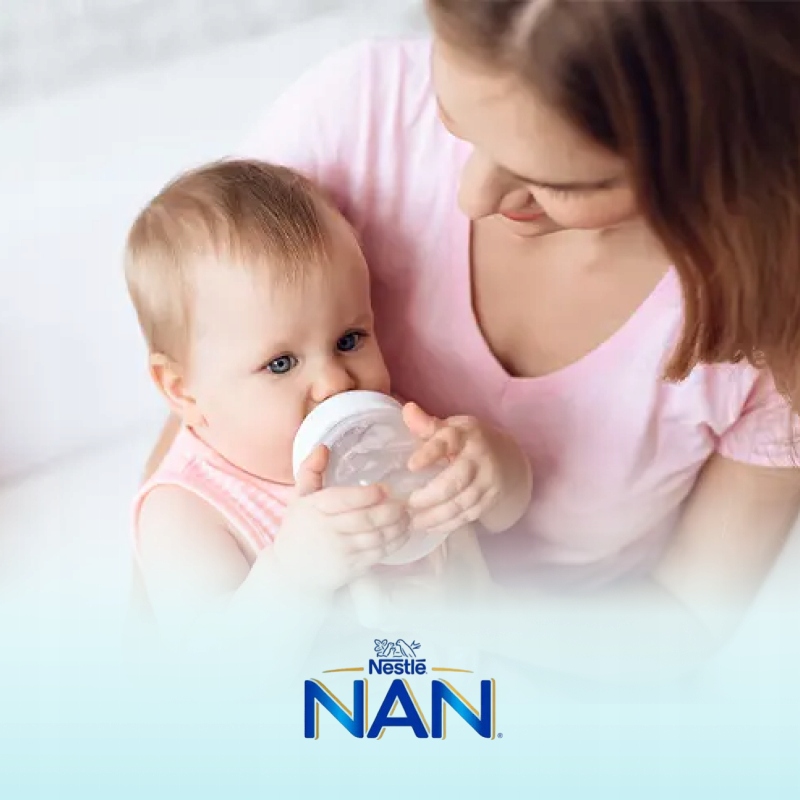 6X NESTLE NAN OPTIPRO PLUS 1 5HM-O MLEKO POCZĄTKOWE OD URODZENIA 800G Wiek podawania brak informacji