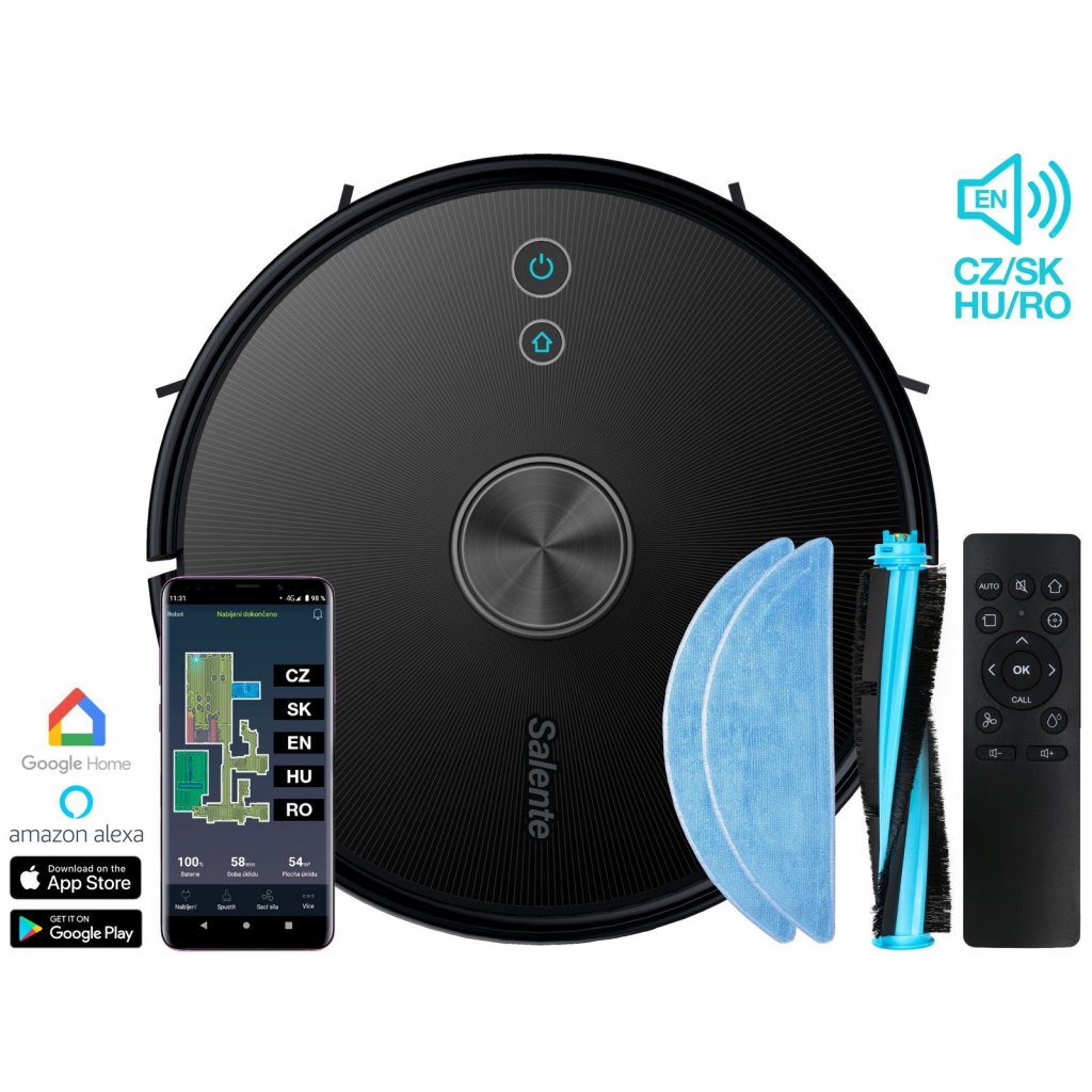 Salente L6, laserový robotický vysávač…