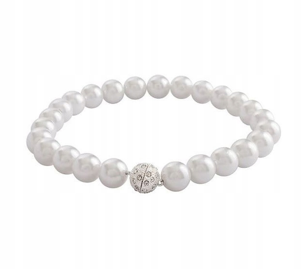 SPINKA KLAMRA MAGNETYCZNA do FIRAN ZASŁON PERŁY