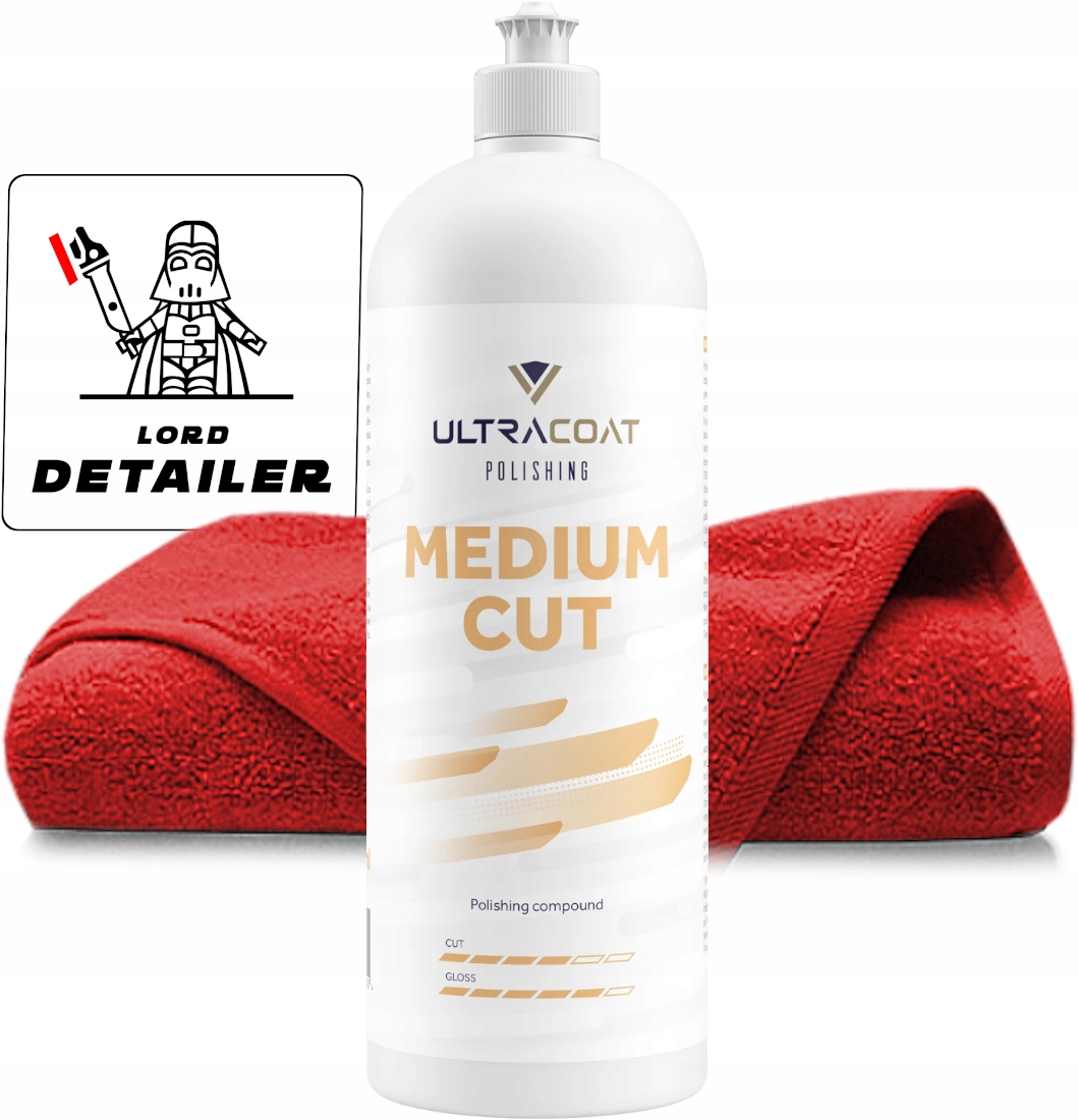 Ultracoat Medium Cut Stredná leštiaca pasta na lak 1L