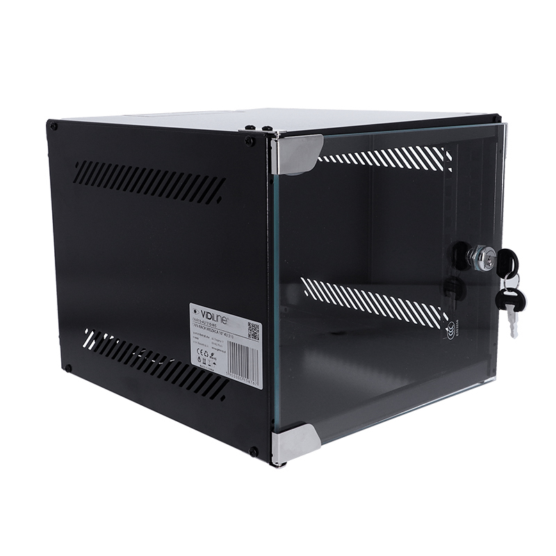 Szafa rack wisząca Vidiline 10'' 4U czarna