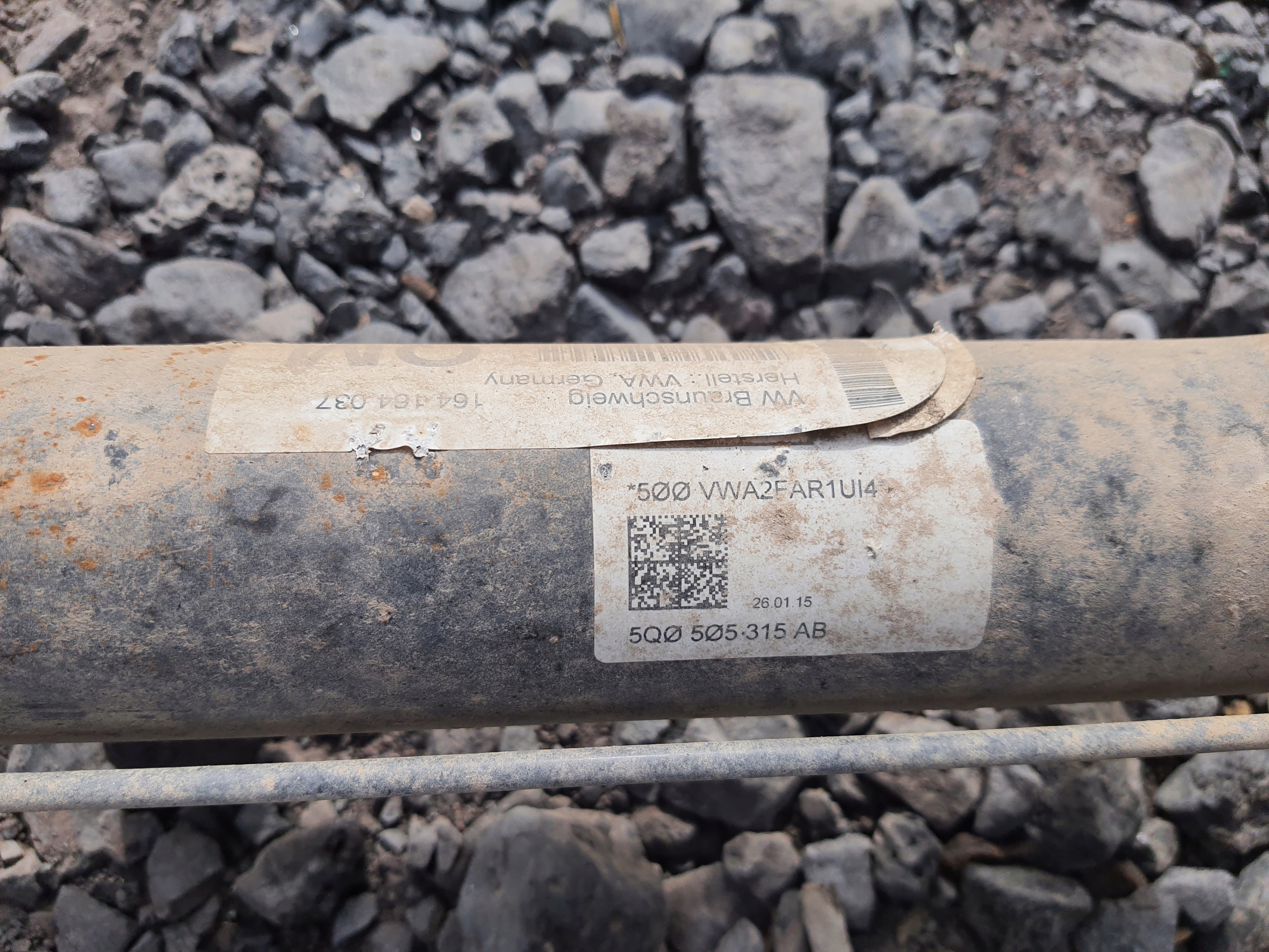 VOLKSWAGEN GOLF VII GTE 12-16 rear axis sider