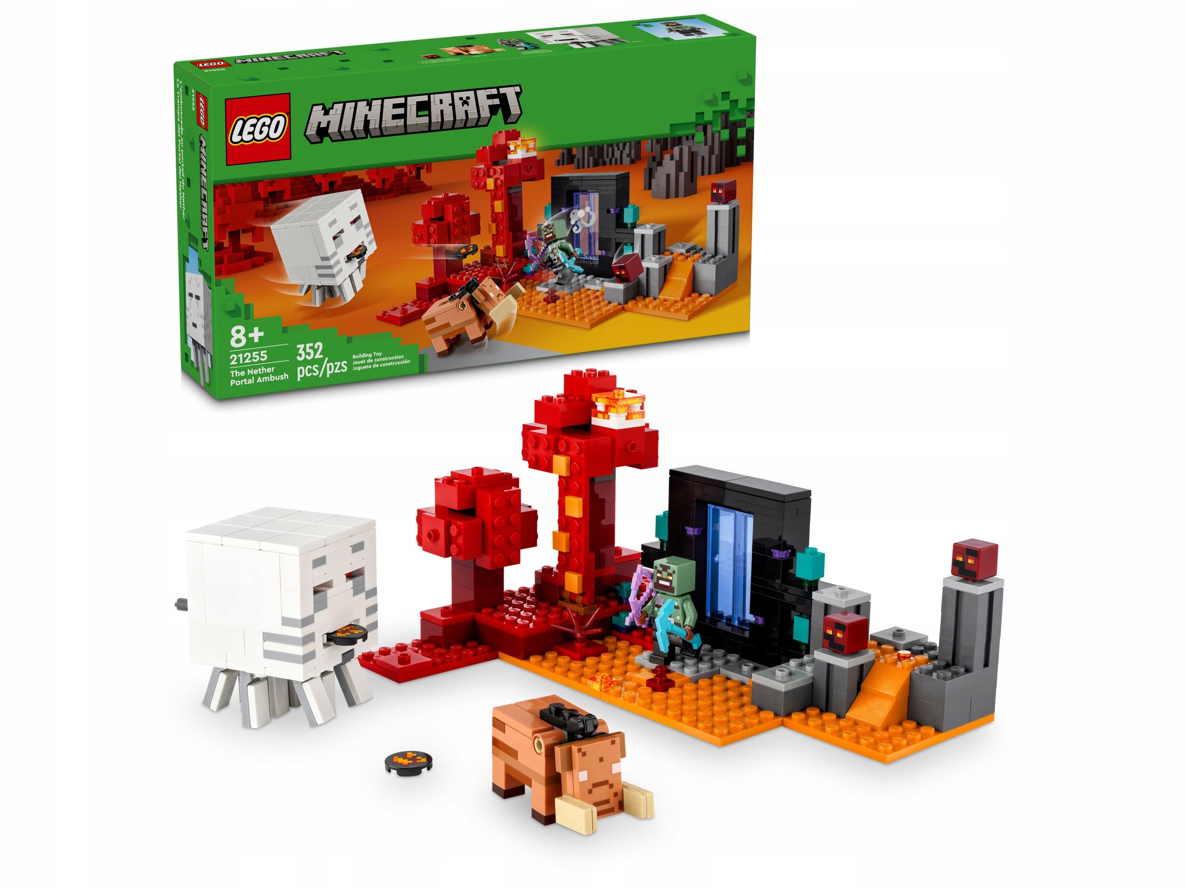 Lego – Minecraft – Přepadení V Portálu Do Netheru – 21255