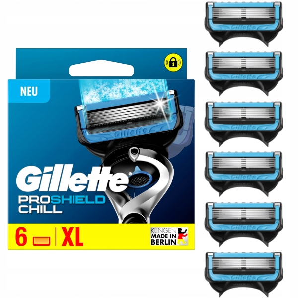 Gillette Fusion Proshield Chill náplně 6 ks