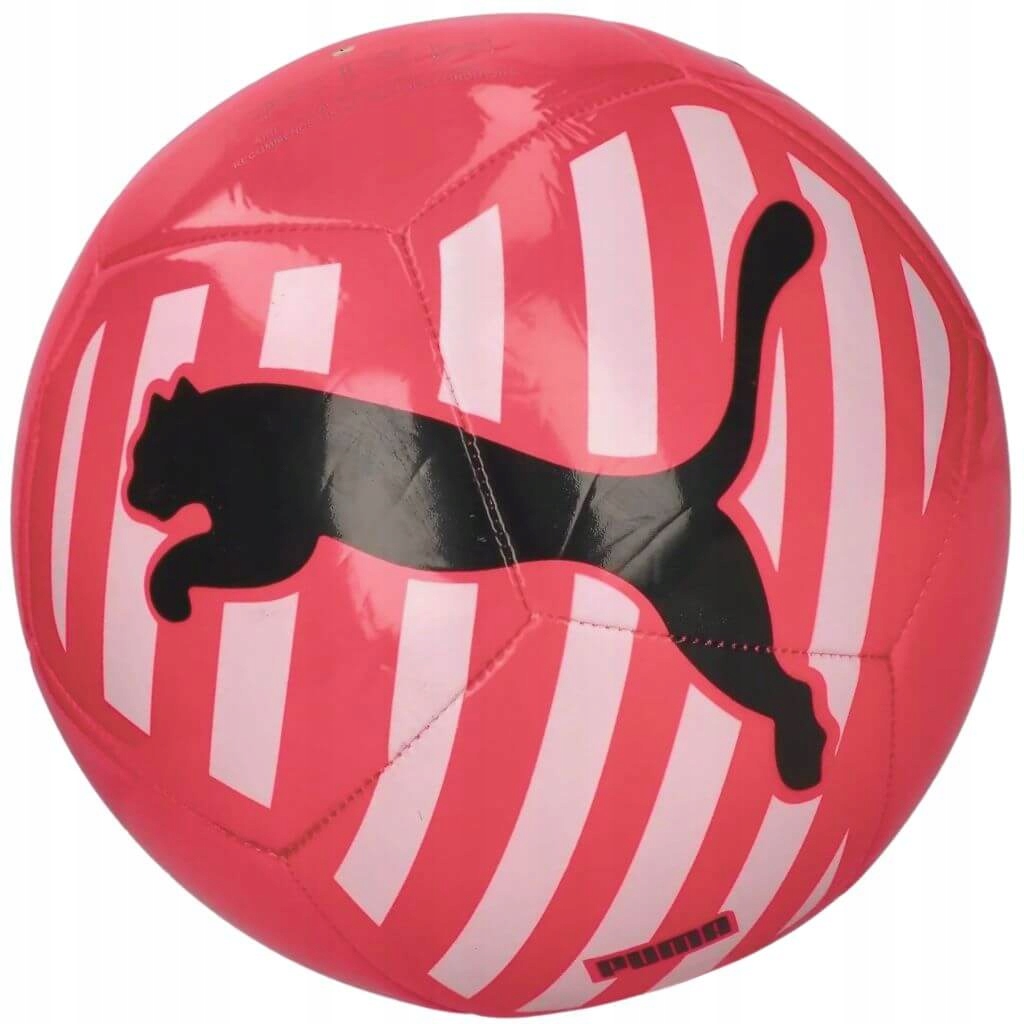 Piłka nożna Puma Big Cat Ball Pink treningowa szyta do nogi r. 5