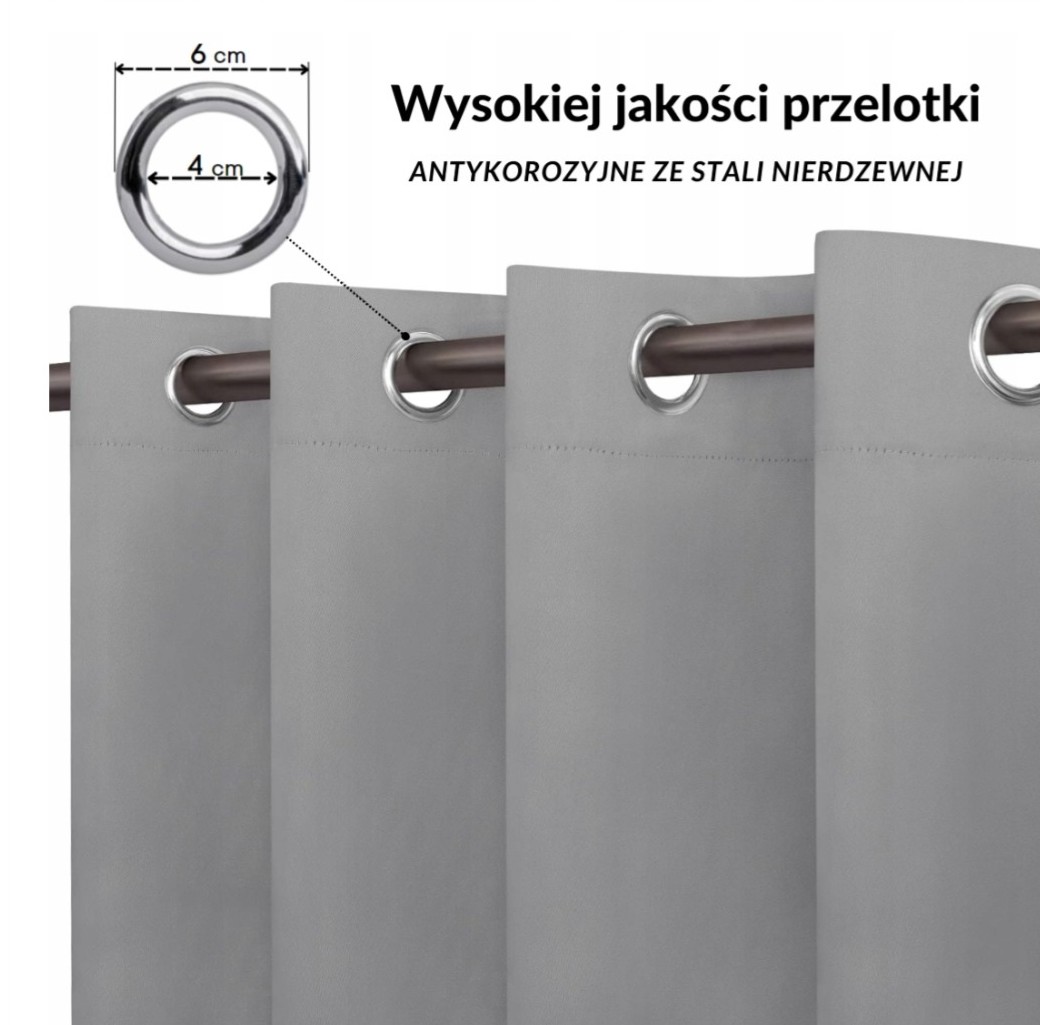 Zasłony Ogrodowe 155x230 DO altany tarasu ogrodu Szerokość 1.55 m