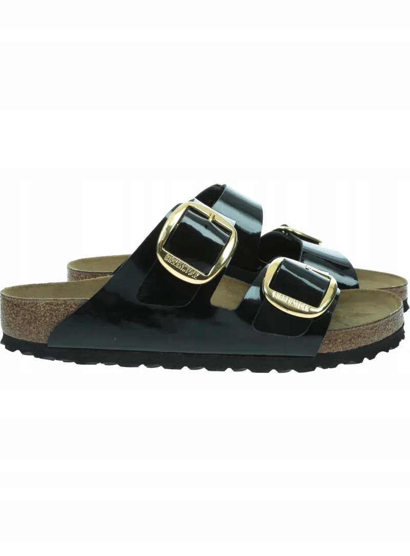 Nazouváky Birkenstock Arizona Big Buckle Birko-Flor Patent Women 1027903 Black