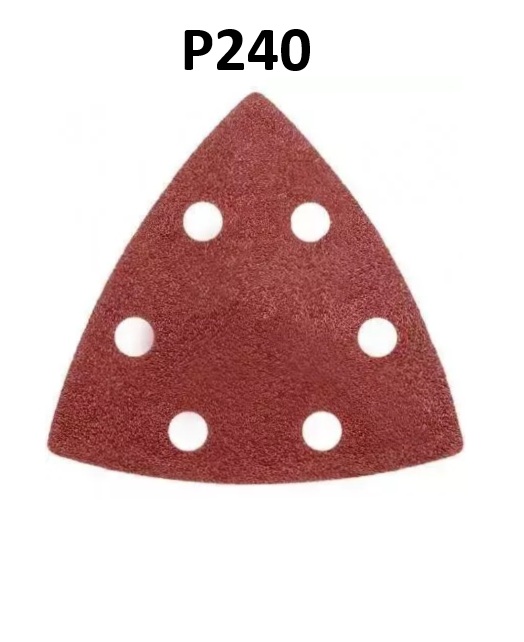 Papier ścierny trójkąt rzep 96x96 P240 'Bosch' x10