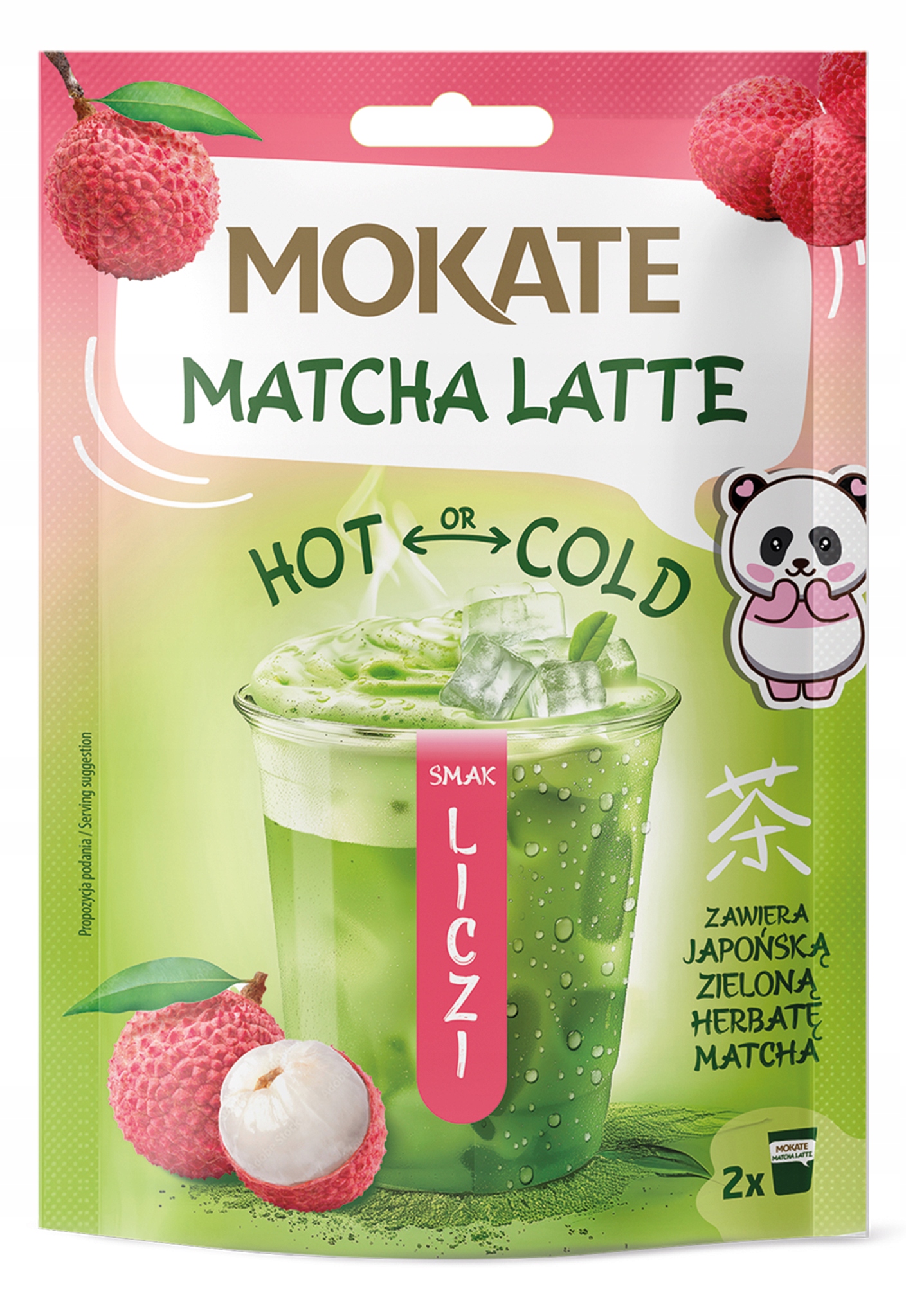 Levně 9X Japonský Čaj Matcha Zelený Denní Práškový Liči Mokate 40 g