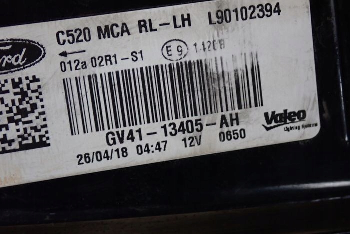 FORD KUGA MK2 II LIFT 16- light left rear rear part