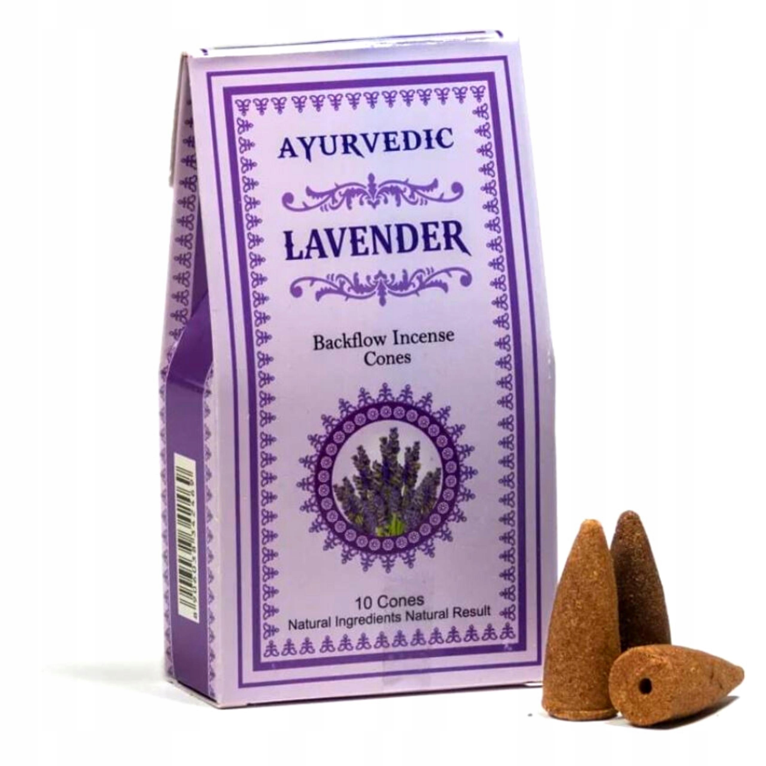 

Kadzidełka Stożkowe Kominek Lawenda Ayurvedic