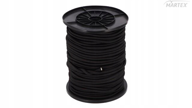 Gumová elastická šňůra 8 mm 100 m, expandérová role, silná šňůra pro upevnění