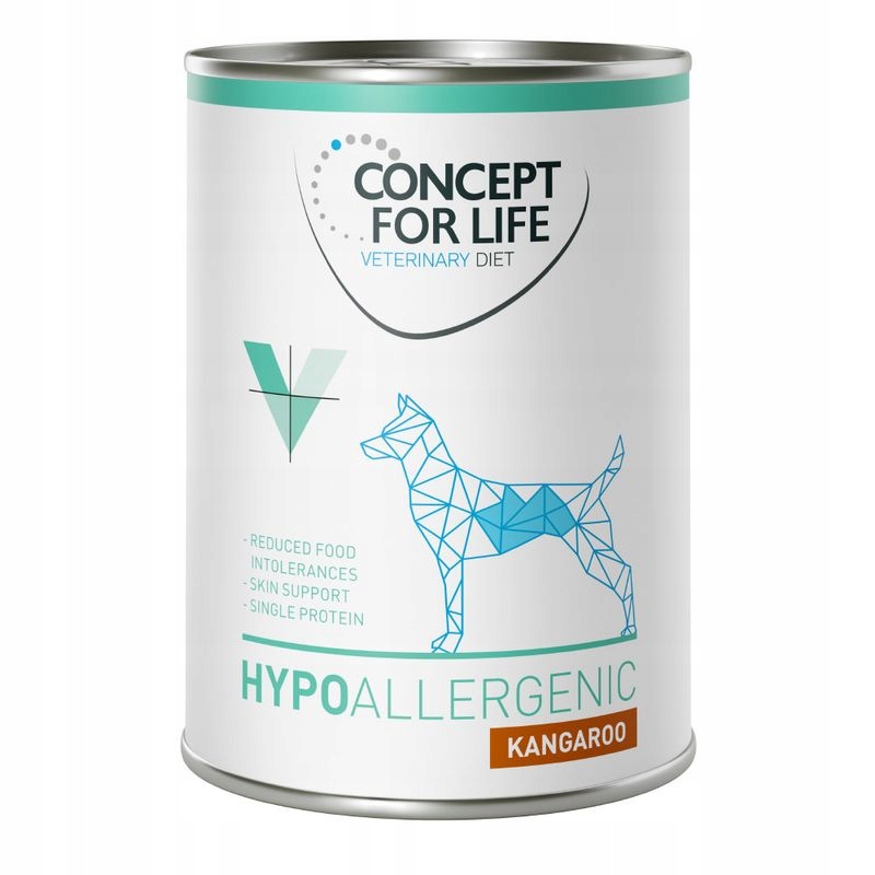 Levně Concept for Life Veterinární dieta Hypoalergenní klokan 6 x 400 g