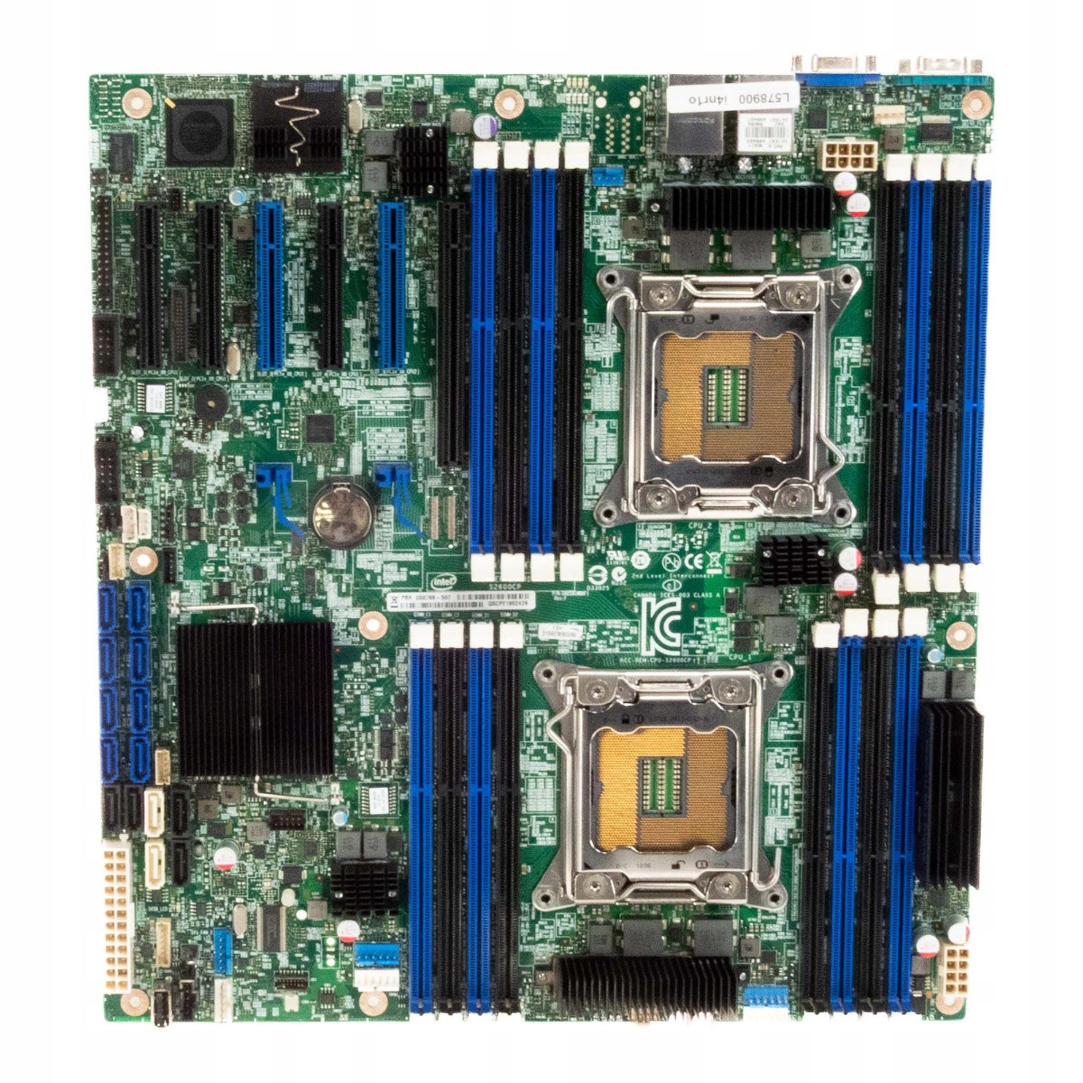 Intel G50768-507, duální patice LGA2011, 16x DDR3 S2600CP