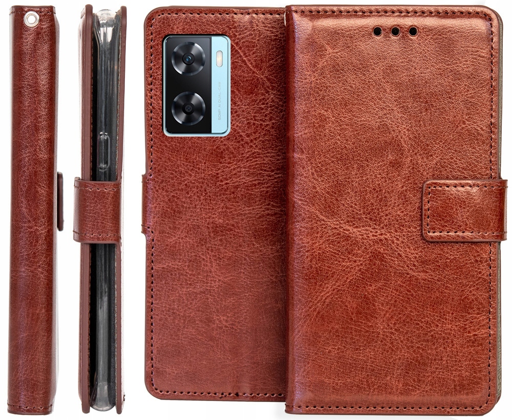 

Etui Portfel Do Oppo A57s A57 4G Szkło