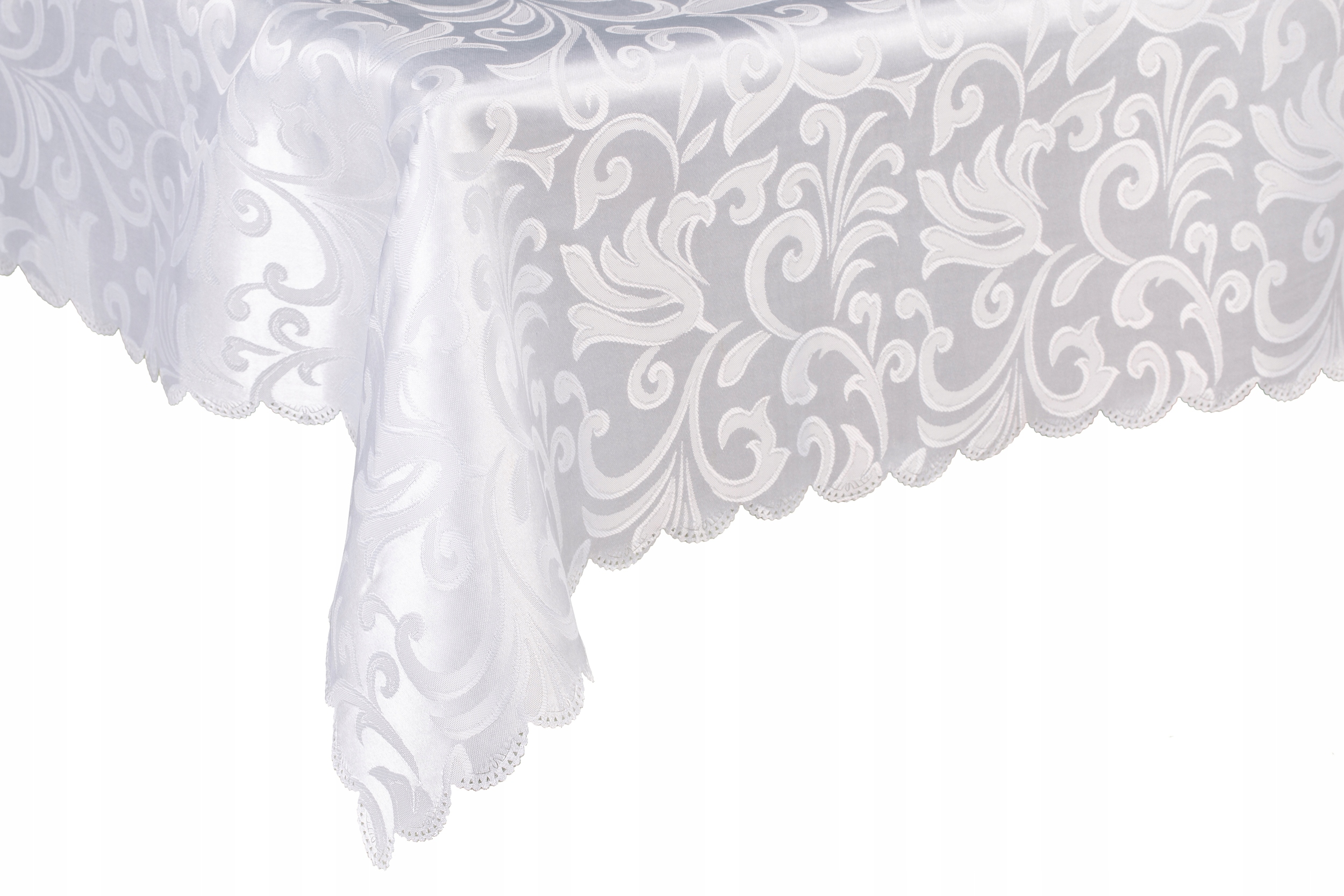 

Obrus Plamoodporny Na Stół 160x260 Biały Bieżnik