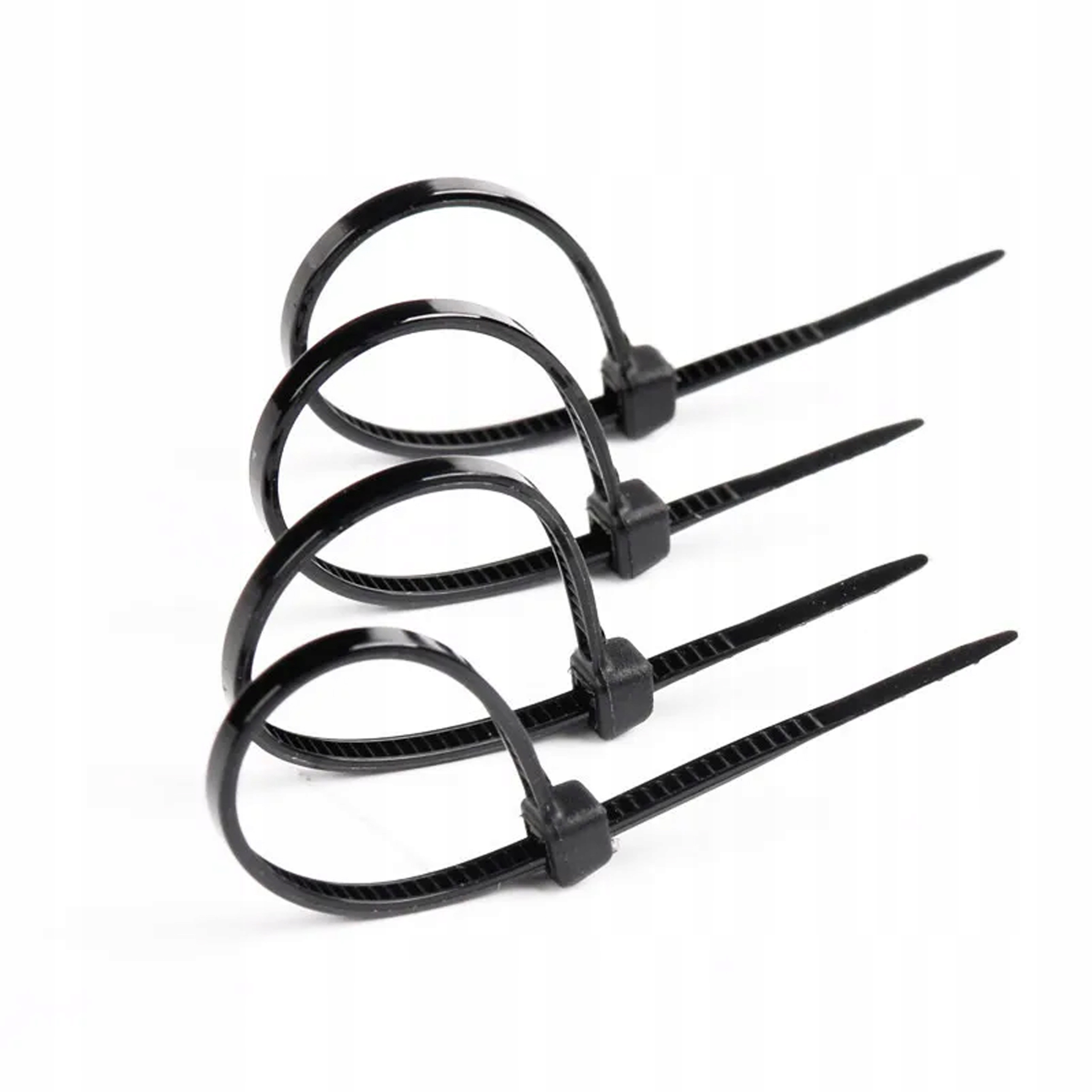 OPASKI ZACISKOWE MOCNE OBEJMY TRYTYTKI TRYTKI CZARNE 4x100mm 50 SZT. Kod producenta RC-K-912