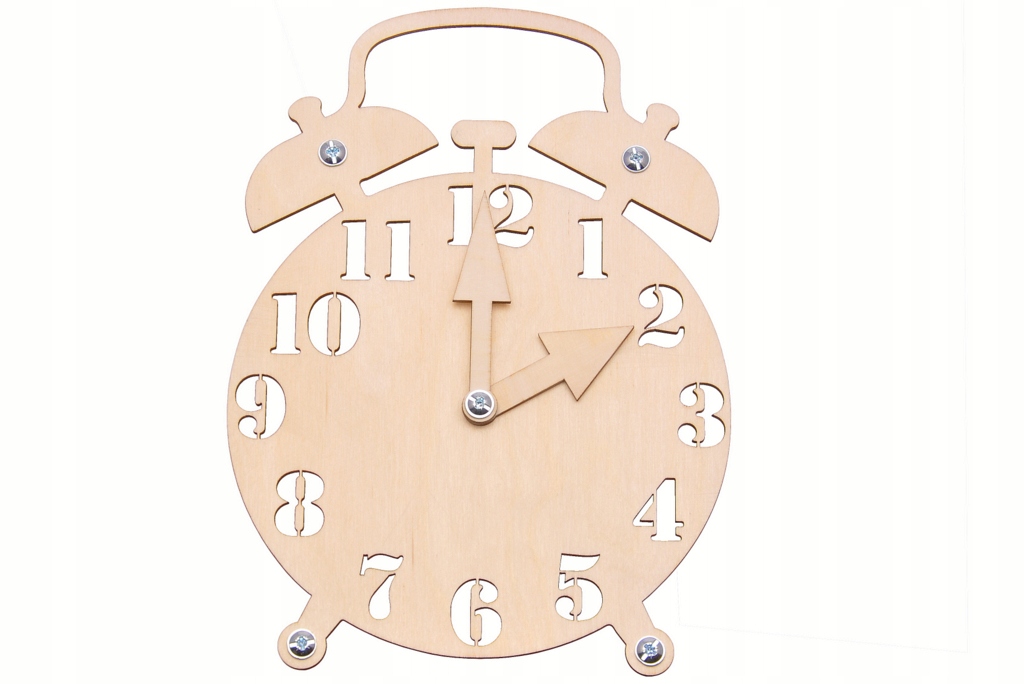 

Zegar Ze Sklejki Do Tablicy Manipulacyjnej 180x130