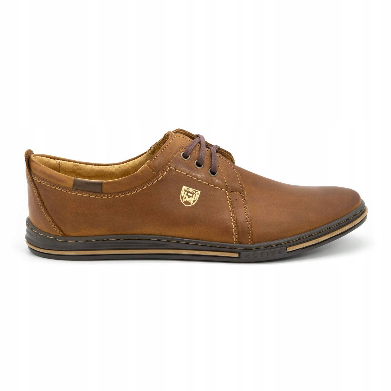 

Buty Olivier Skóra 100% Casual 343 Camel 42