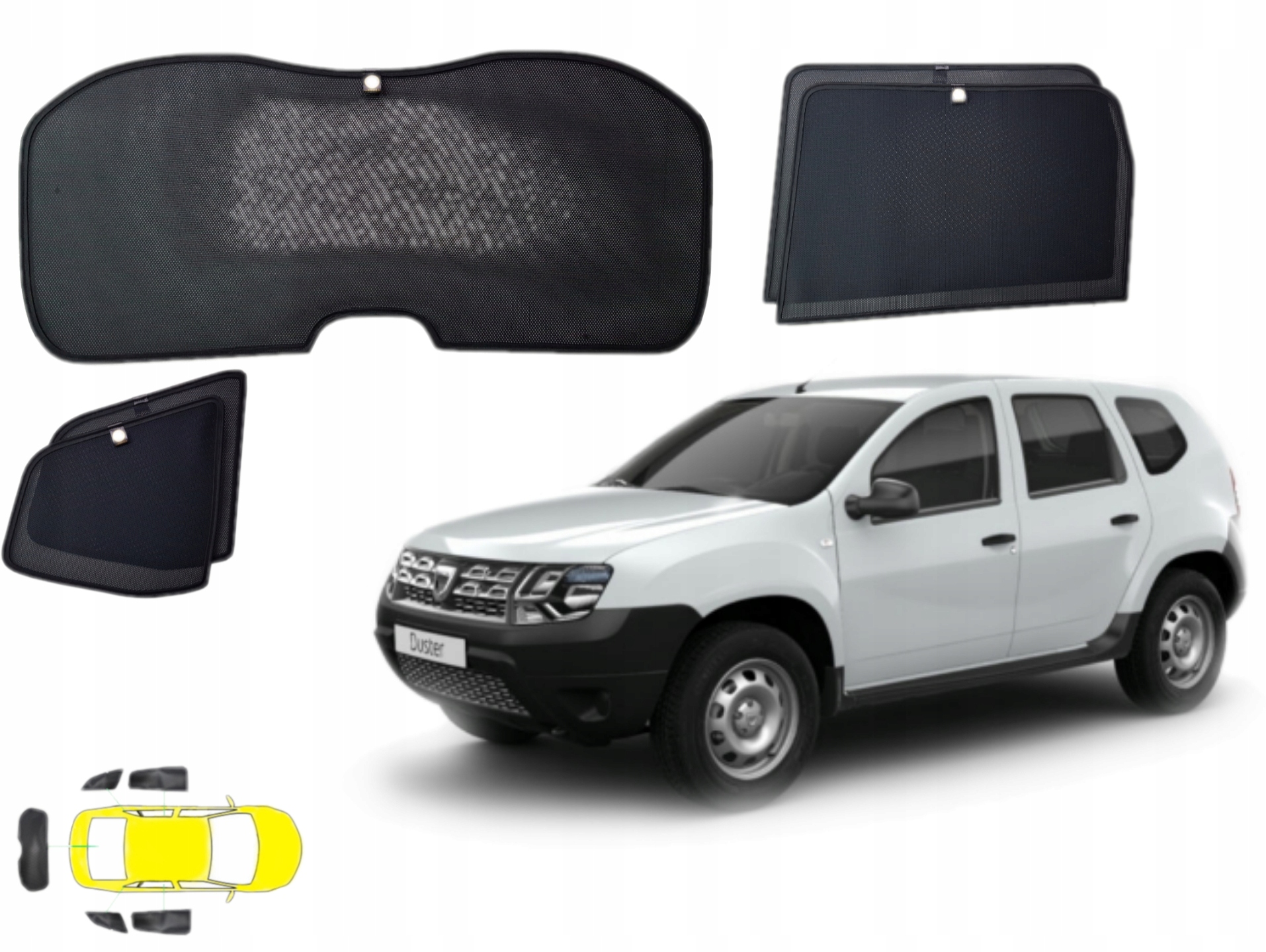 Sluneční clony určené pro Dacia Duster I