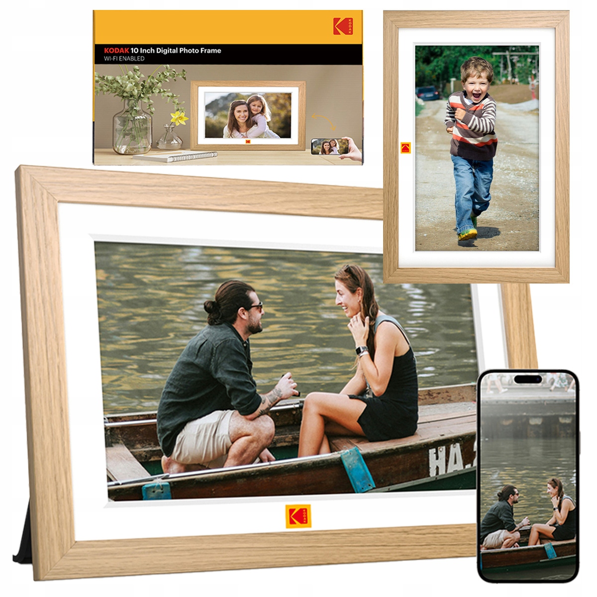 Kodak Fotoramka Cyfrowa ramka Dotykowa zdjęcia filmy 10,1" WiFi