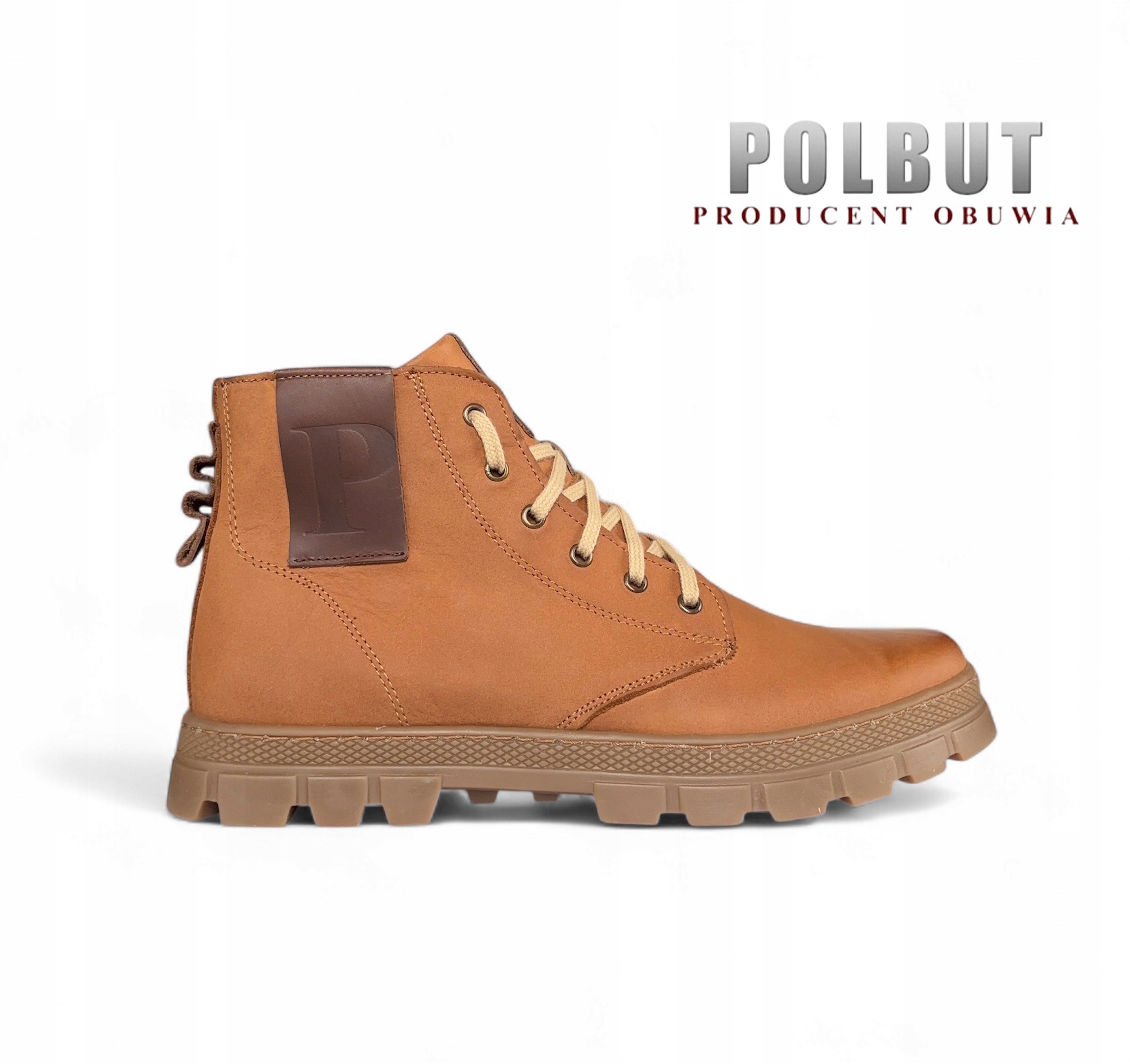 Pánské polobotky – přírodní kůže, nezateplené, velikost 45