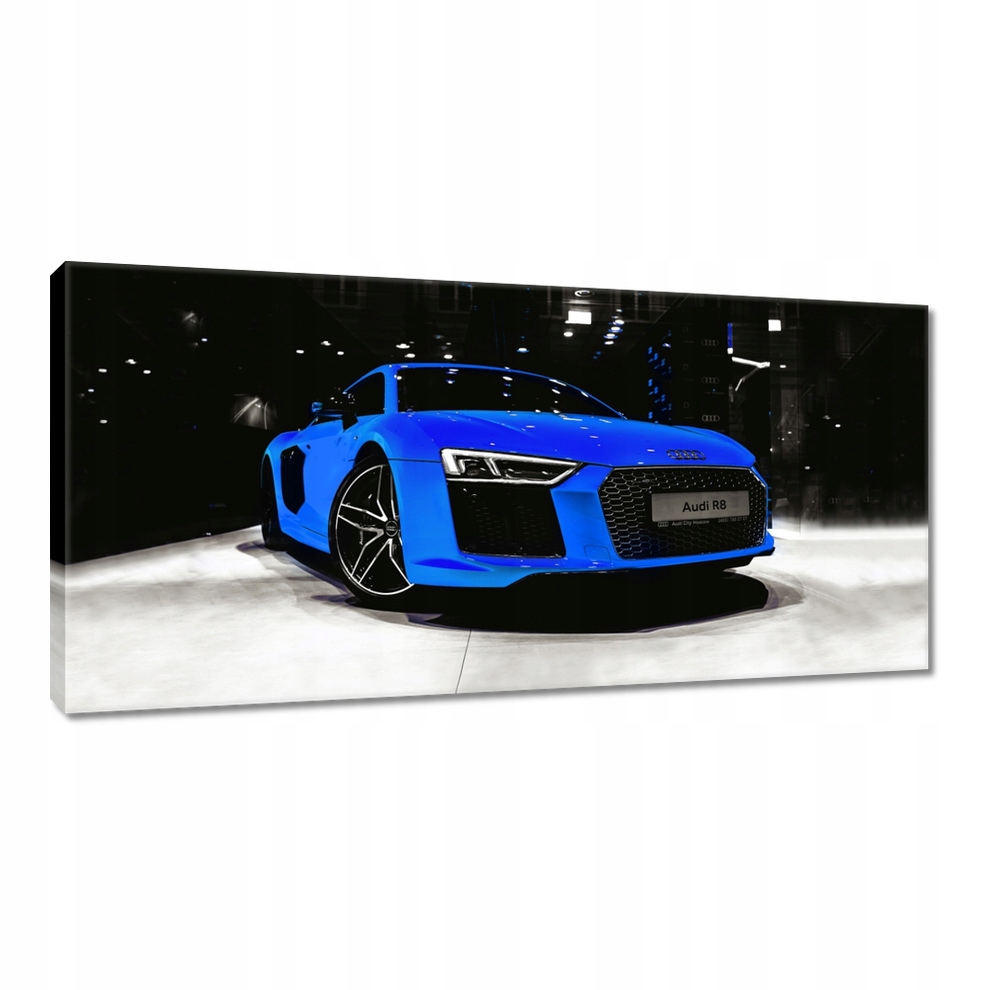 

Obraz 115x55 Niebieskie Audi R8