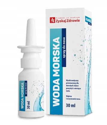 

Zyskaj Zdrowie Woda morska spray do nosa 30 ml