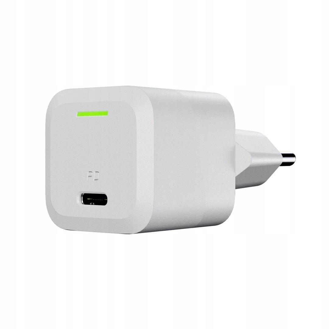 Green Cell Ładowarka Usb-c Gan Gc Powergan 33W Pd 3.0 Qc 3.0 Usb-c Biała