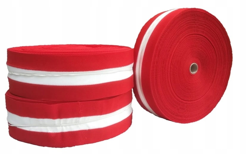 

Taśma Bhp ogrodzeniowa 78mm x 100m biało/czerwona