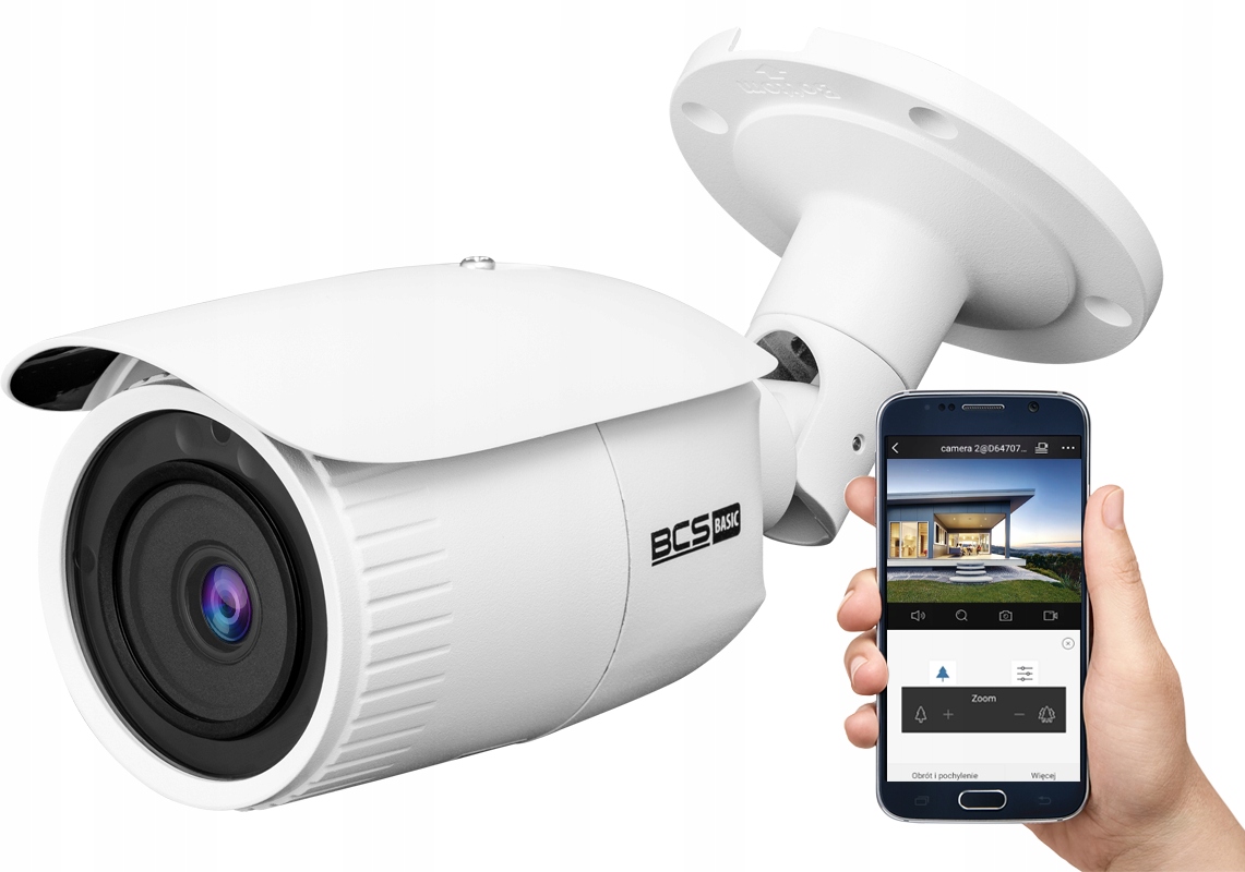 

Kamera Ip Bcs Zoom 2,8-8mm Fhd Ir Mikrofon Audio